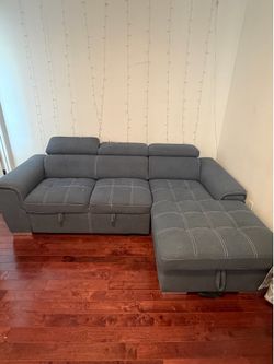 Beautiful blue couch