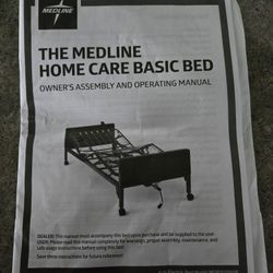 The Medline Home Care Basic Bed