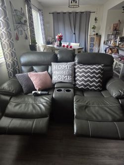 Recliner couch  and Twin bed
