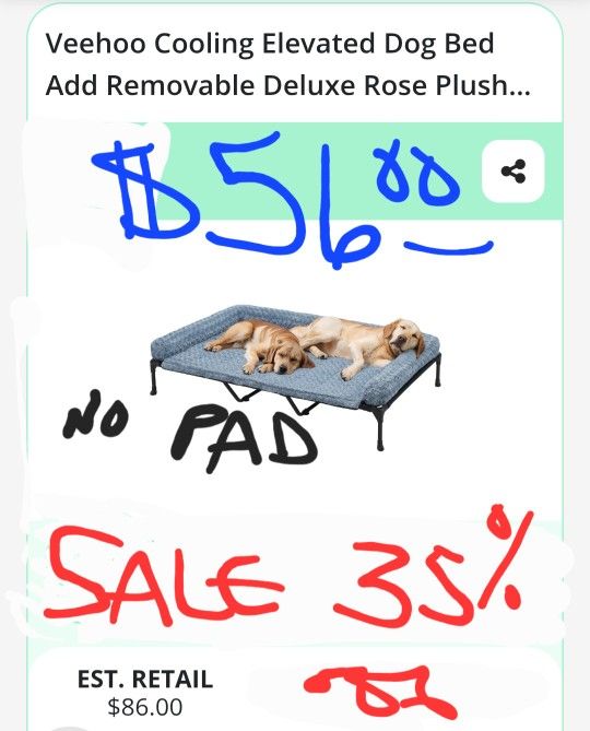 Lg Above Ground Bed No Pad