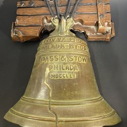 Vintage 1970 Sexton Liberty Bell Wall Hanging Aluminum
