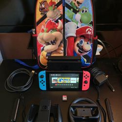 Nintendo Switch + Accessories + Game