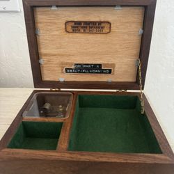 Vintage Ornate Musical Jewelry Box - Romantic Fragonard Style