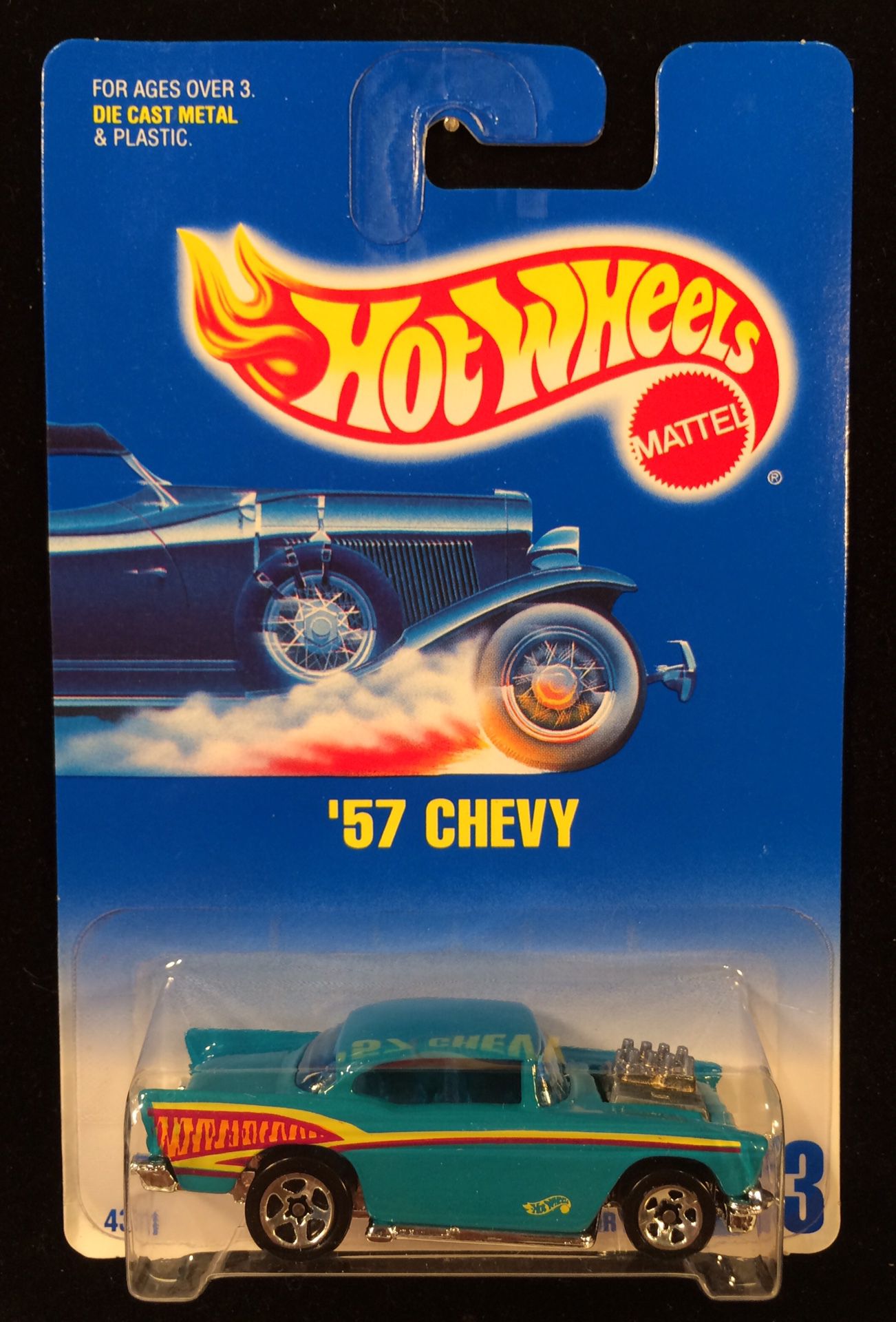 Hot Wheels Blue Card ‘57 Chevy • Collector #213