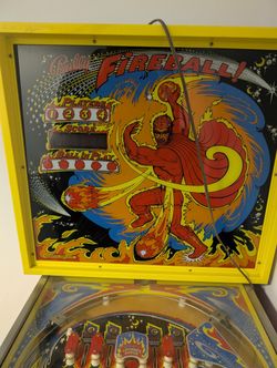 Bally Fireball Pin Ball Machine