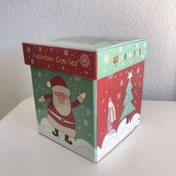Christmas musicbox candles gift