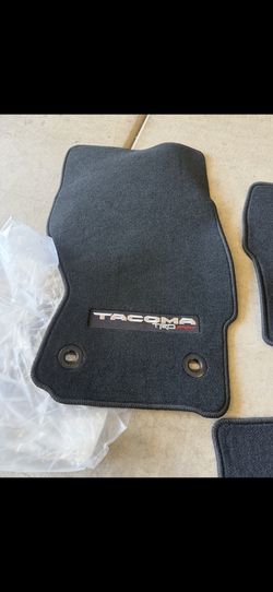 OEM carpet floor mats from a 2023 Toyota Tacoma trd sport