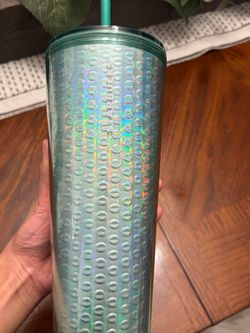 Starbucks Holographic Studded Tumbler with Straw