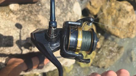 Spheros 6000 and 7’10” fast heavy bull bay assault rod