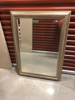 Designer framed mirror 30” x 42”