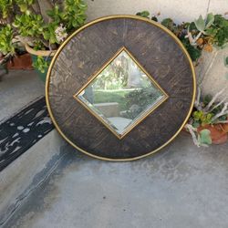 Oriental Round Mirror