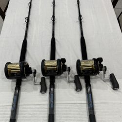 Shimano TLD 50LRSA 2 Speed on New Billfisher 6’0” 30-80lb Rods 