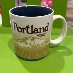 Starbucks Mug 2009 PORTLAND Global Icon Collector Series 16oz