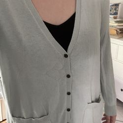 Level Eight 8 - V Neck Button Down cardigan - size 2x