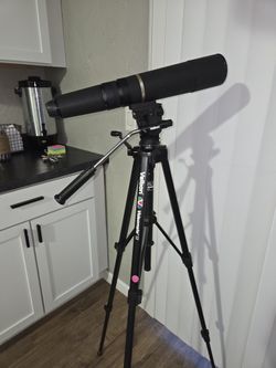 Bausch And Lomb Telescope With Velbon Stand