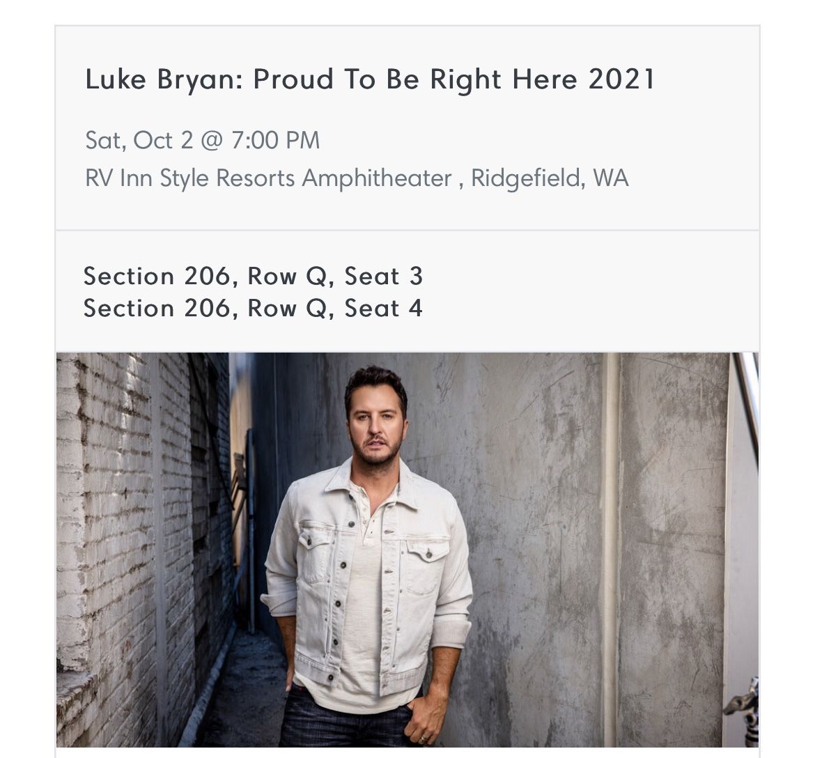 Luke Bryan Tickets 
