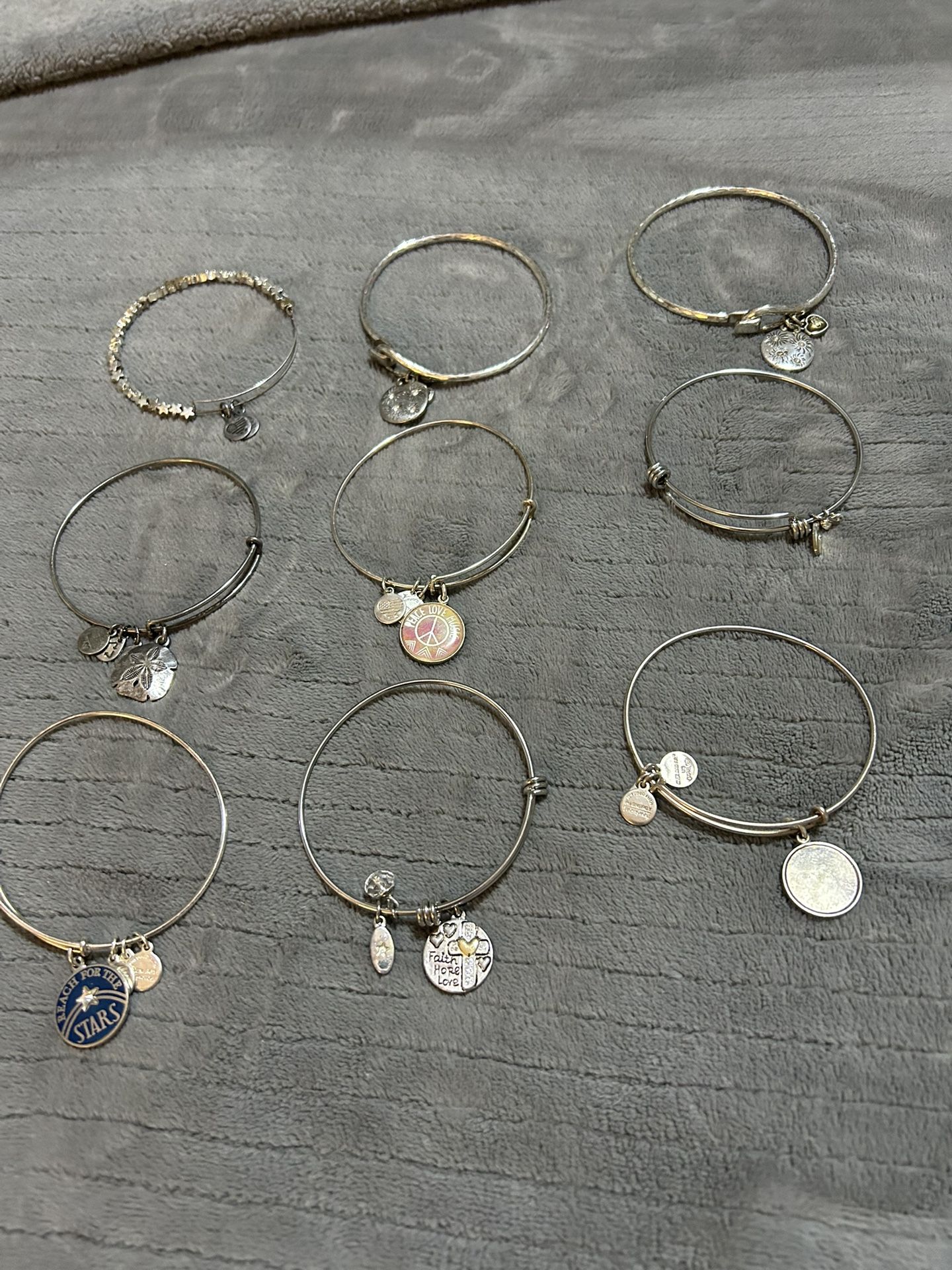 9 ALEX AND ANI BANGLES/BRACELETS For $20