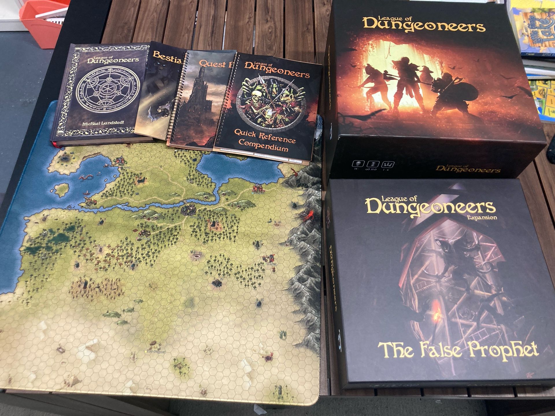 League Of Dungeoneers (Kickstarter) + False Prophet + 2nd Printing