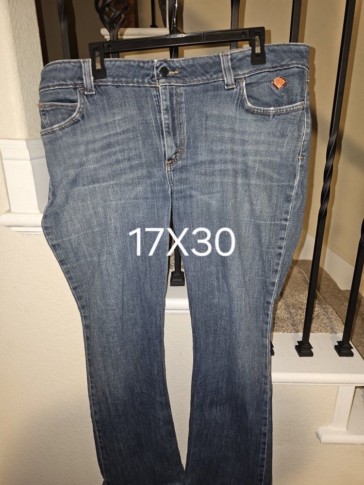 WRANGLER FRC WOMEN'S DURA STRETCH DENIM JEANS