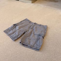 Union Bay Gray Cargo Shorts Mens Size 36