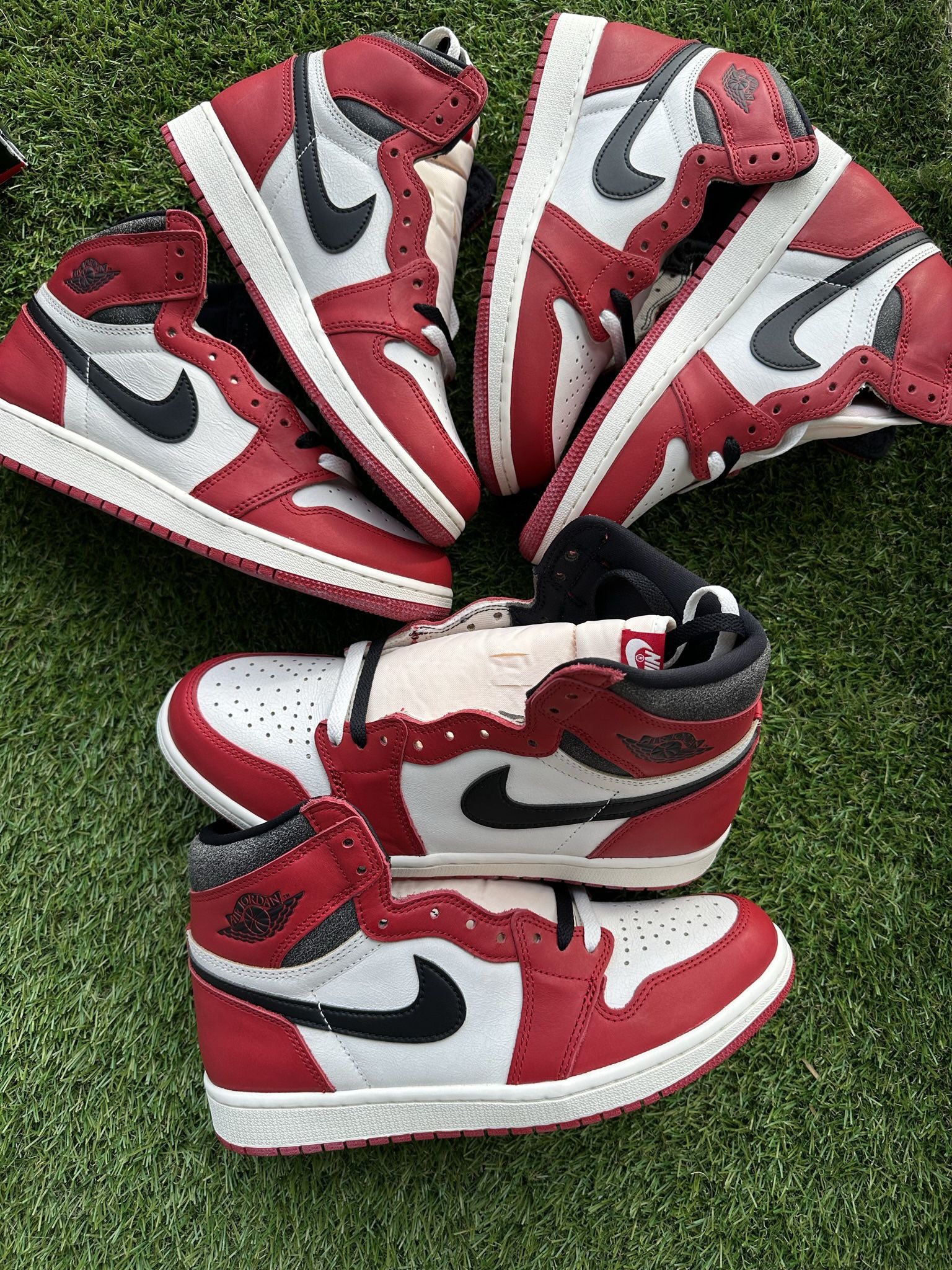 Jordan 1 High Og Chicago Lost And Found Size 4Y