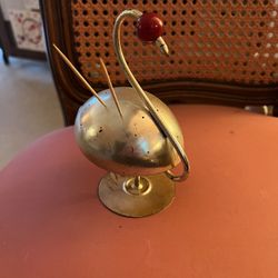Swan Cocktail Pick Holder, Tooth Pick Holder