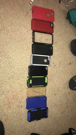 IPhone 7 , iPhone 6 , iphone 5 and iPod cases $10 for all of them