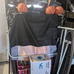 ESPN 2 Player Basketball Arcade Game w/ Scoreboard & Balls (Open Box) (2 Pack)