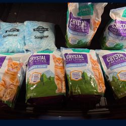 50 Pounds Of Crystal Cat litter ($120 Retail)