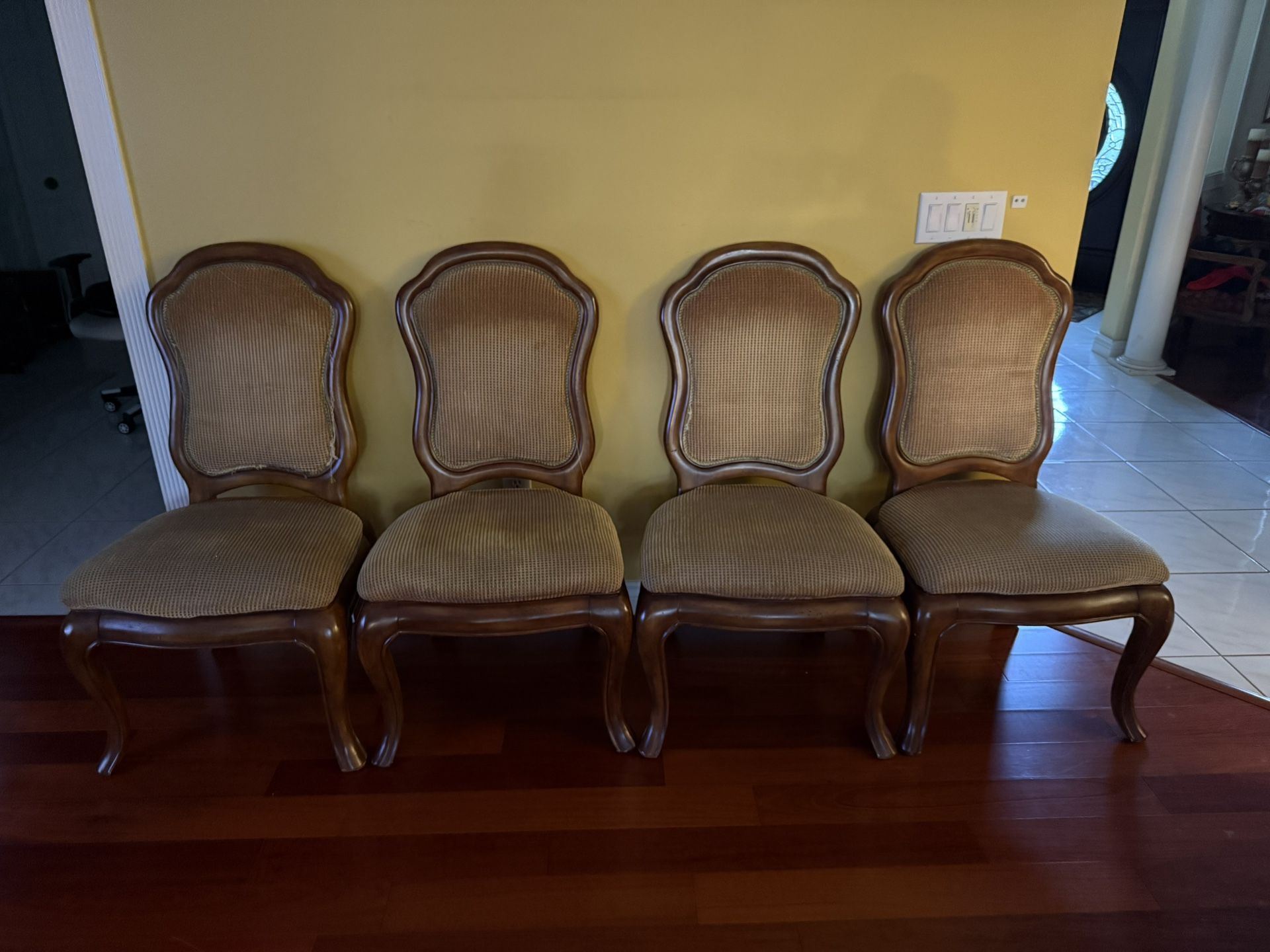 Solid Wood Dining Chairs – Set of 4