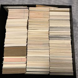 Mixed Of Basketball And Baseball Cards 