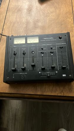 two channel dj mixing console