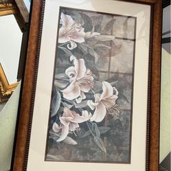 Flowers Art Print In Frame