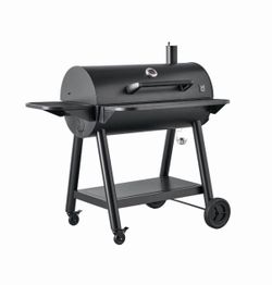 Members Mark 35” Barrel Charcoal Grill with Cover Brand New in Box