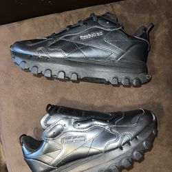 Reebok Classic x Cardi B Leather “Core Black/Dark Silver" women’s 8