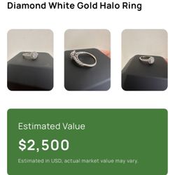 Diamond 14k White Gold Engagement Ring