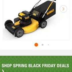 Dewal 21in Cordless Lawnmower 