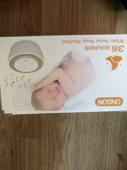 36 sound white noise sleep machine with color change