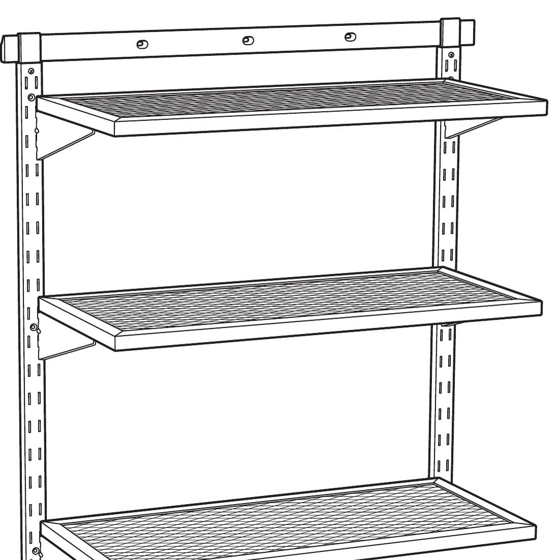 IKEA Border Garage Shelf System
