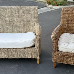 Pier 1 Banana Leaf Furniture Set