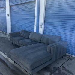 Living Spaces Sectional couch sofa