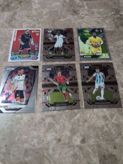 Soccer Trading Cards Lot of 6