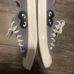 COMME DE GARÇON CONVERSE GREY AND BLACK (CDG)