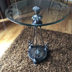 Iron and Glass Table - READ AD