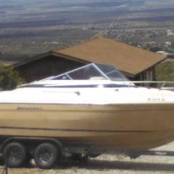 Bayliner 22 Ft On A Double Axle 25ft Trailer