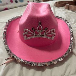 Light Up Pink Cowgirl Hat