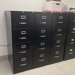 5 Filing Cabinets For $200