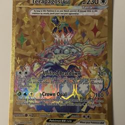 Pokemon Stellar Crown Terapagos ex Card # 173/142