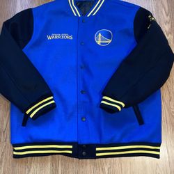 Brand New Stitched Lettering wool warriors jacket’s in size  XL$100