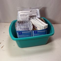 FREE Med Supplies Wash Basin Gauze Saline